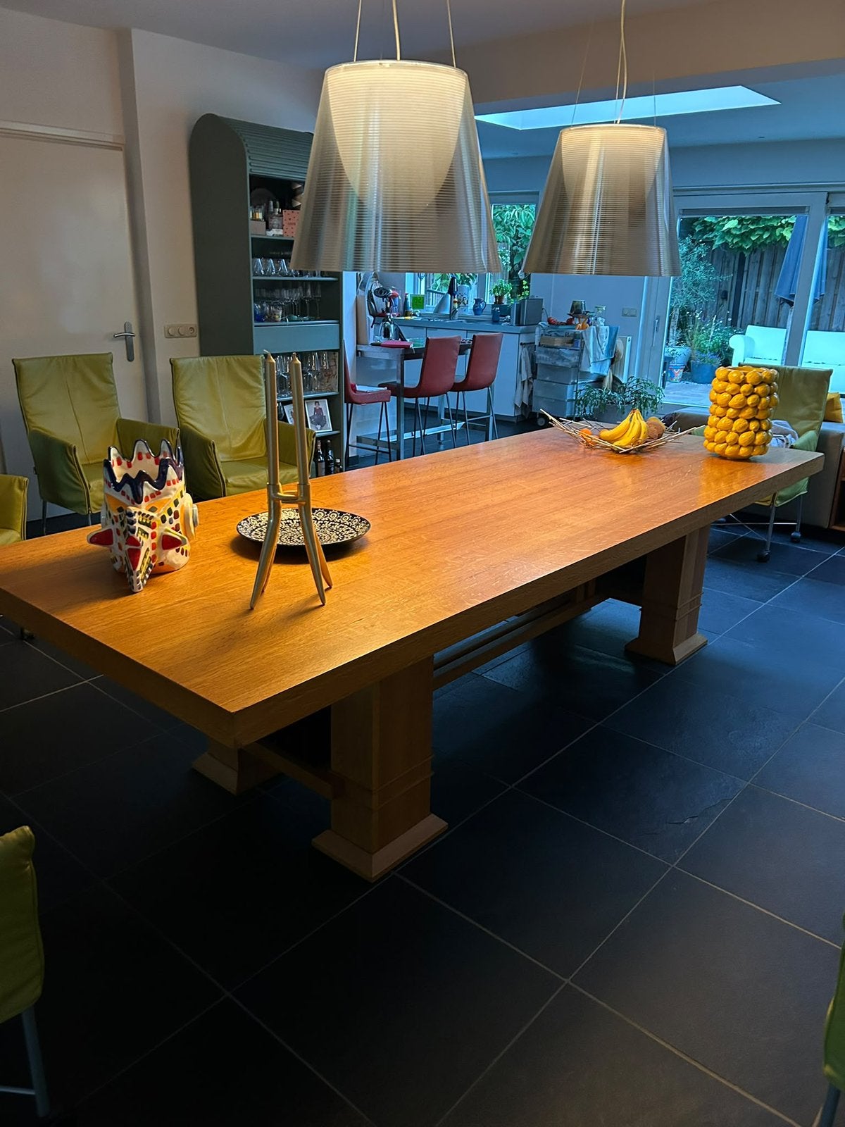 Grote eettafel 3:00 - 1.13 m, Ophalen, Gebruikt, 100 tot 150 cm, Klassiek