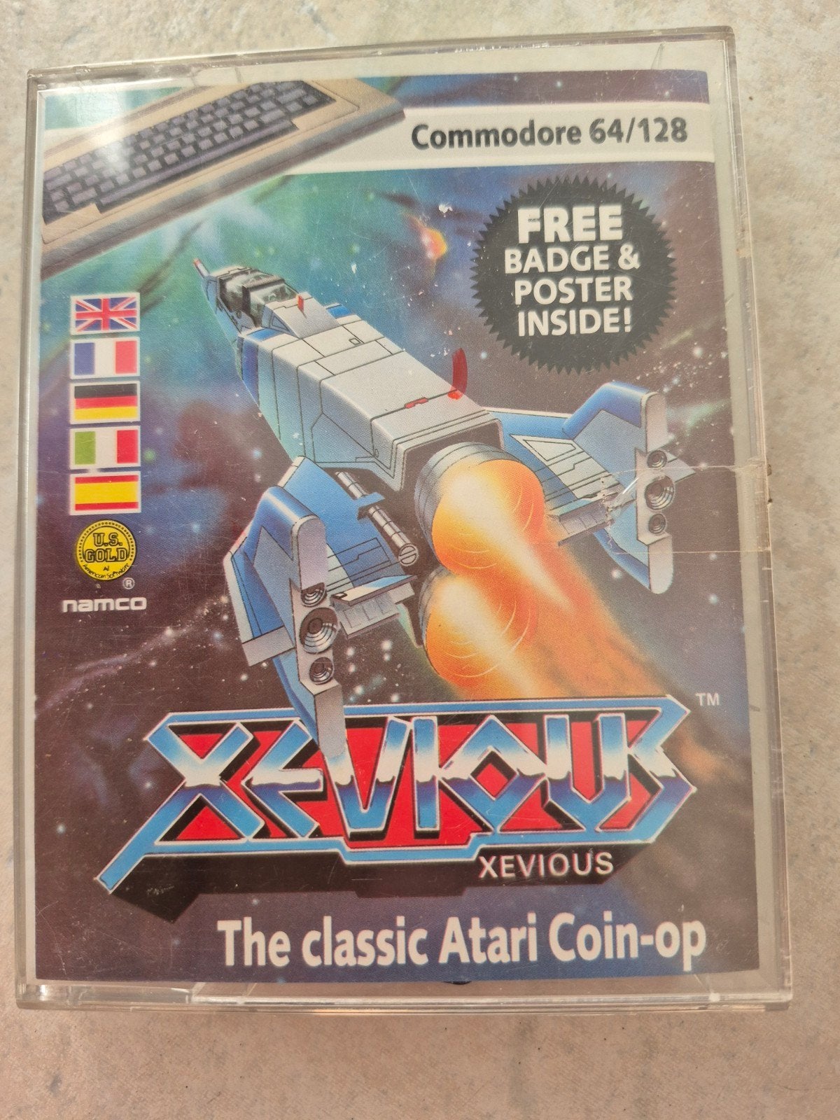 Xevious Commodore 64/128 - Klassieke Atari Coin-op, Spelcomputers en Games, Games | Atari, Gebruikt, Shooter, 1 speler, Ophalen of Verzenden