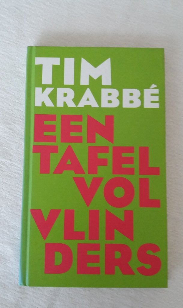 Tim Krabbé. Een tafel vol vlinders, Ophalen of Verzenden, Gelezen
