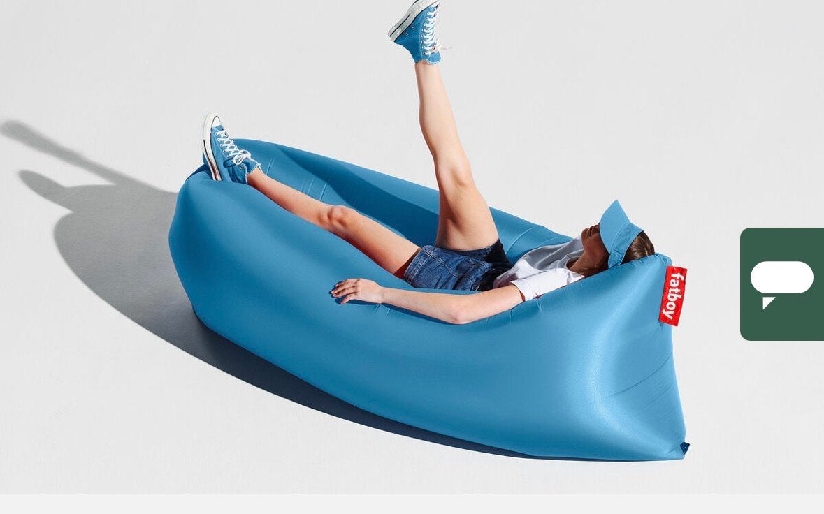 Fatboy Lamzac Hangout L0001 Aqua-Blue - Nieuw in doos, Ophalen of Verzenden, Nieuw