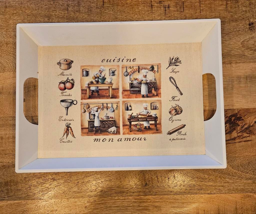Dienblad, Huis en Inrichting, Woonaccessoires | Dienbladen, Ophalen, Rechthoekig, Kunststof