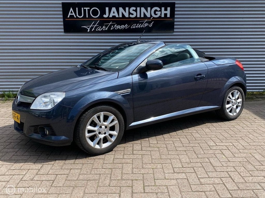 Opel Tigra TwinTop 1.8-16V Enjoy | Airco | Stoelverwarming |, Auto's, Opel, Stoelverwarming, Gebruikt, 4 cilinders, Blauw