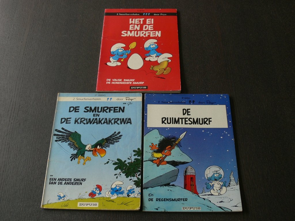 De Smurfen - deel 4, 5 en 6, Boeken, Meerdere stripboeken, Ophalen of Verzenden, Gelezen
