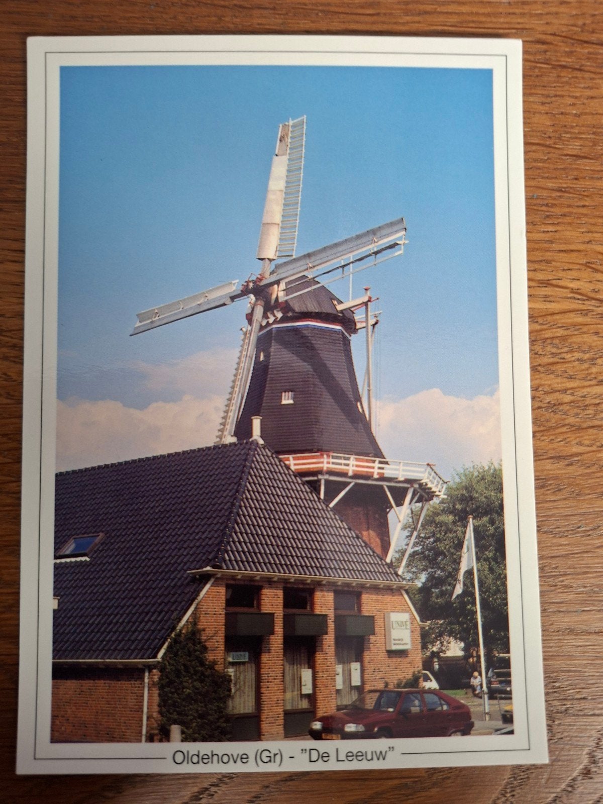 Ansichtkaart Korenmolen "De Leeuw" Oldehove (Gr), Verzamelen, Verzenden