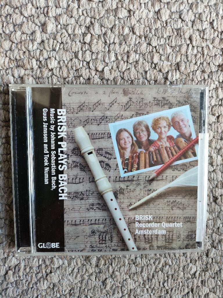 Brisk plays Bach Recorder Quartet Amsterdam, Ophalen of Verzenden, Zo goed als nieuw