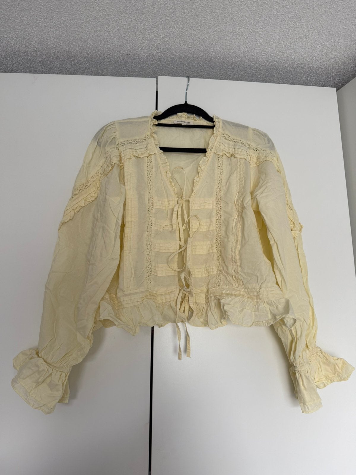 Blouse met strikjes en ruffles My Jewellery maat XL, Ophalen of Verzenden, Zo goed als nieuw, Maat 46/48 (XL) of groter