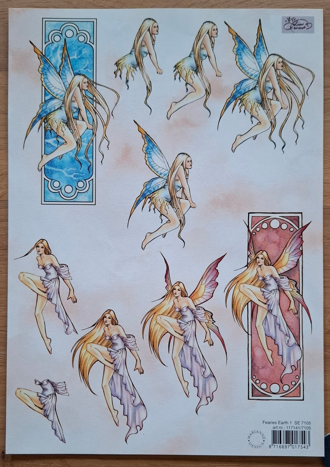 3D-knipvel Faeries Earth 1 - SE 7105 (Marianne Design), Ophalen of Verzenden, Nieuw, Overige thema's, Knipvel