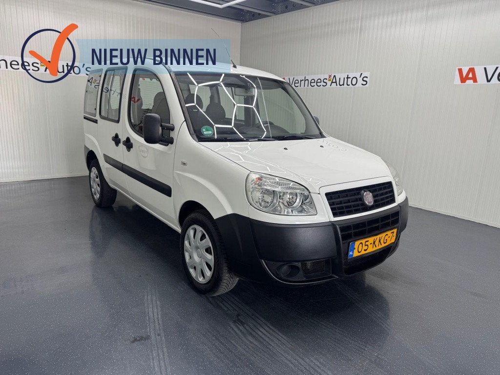 Fiat Doblò 1.4 Active (bj 2009), Auto's, Fiat, Stof, Gebruikt, Doblo, 4 cilinders