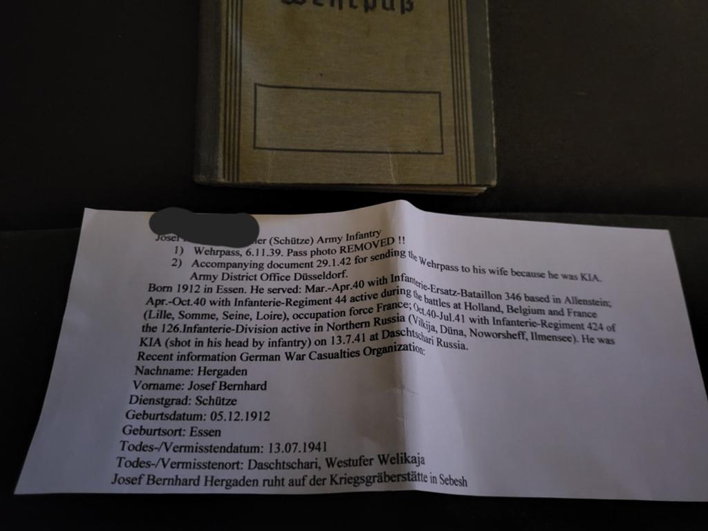 Wehrpass, duits wo2 netjes ingevuld
Mist pasfoto.., Verzamelen, Ophalen of Verzenden, Landmacht, Duitsland
