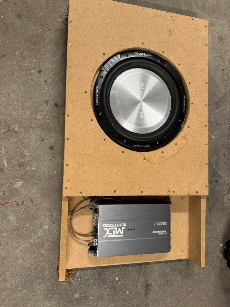 Soundstream stealth subwoofer MTX mono block, Auto diversen, Ophalen, Gebruikt