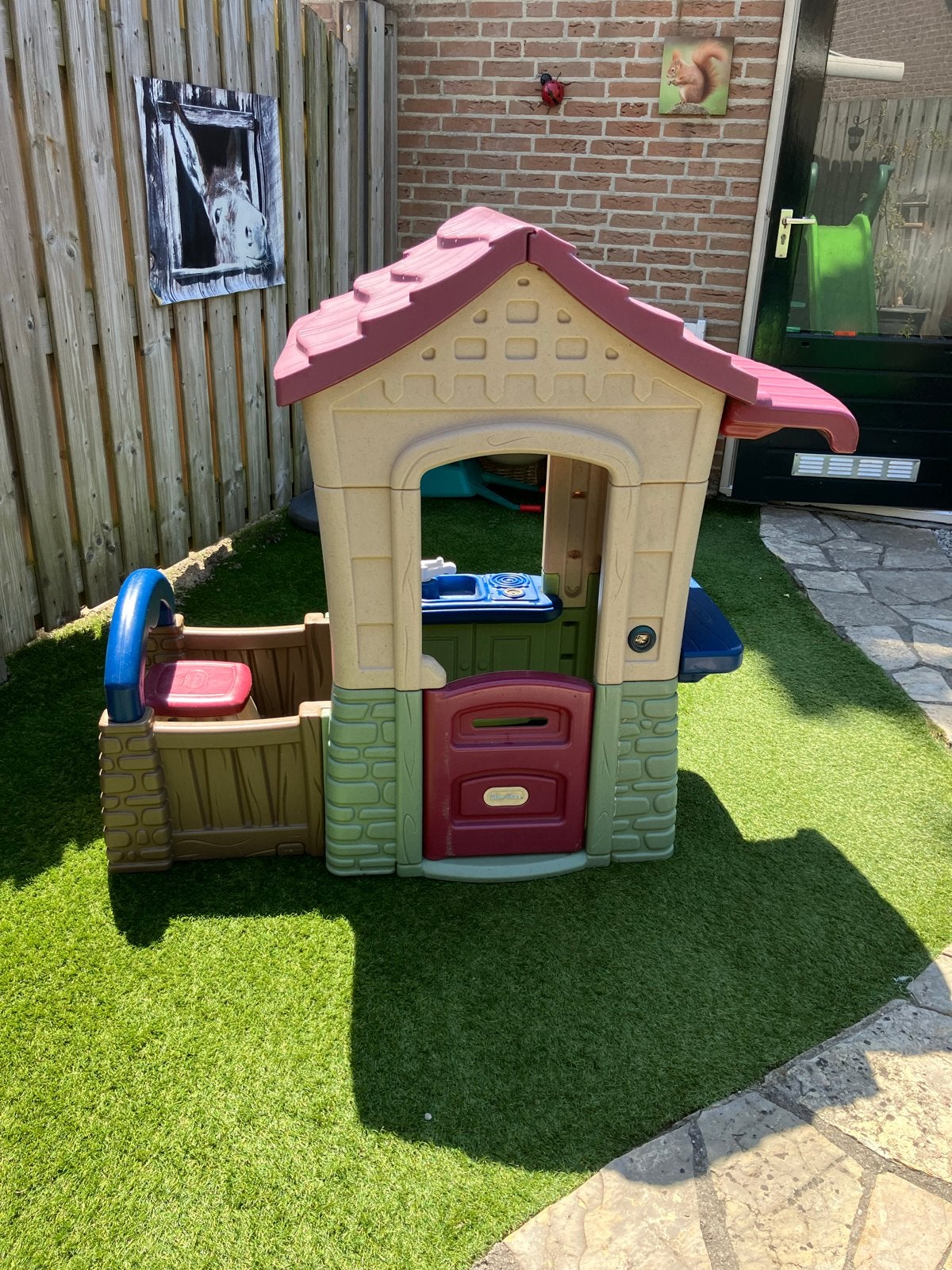 Little Tikes Speelhuisje met Keuken en krukje, Ophalen, Gebruikt, Kunststof