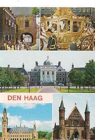 Ansichtkaart 	Den Haag	5-luik, Verzenden, 1960 tot 1980, Gelopen, Zuid-Holland