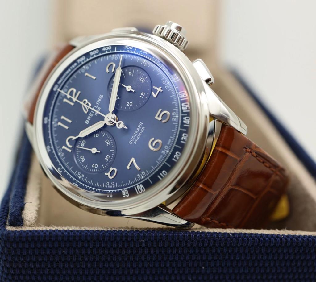 Breitling Premier B15 Duograph Rattrapante NIEUW, Ophalen of Verzenden, Nieuw, Staal, Breitling