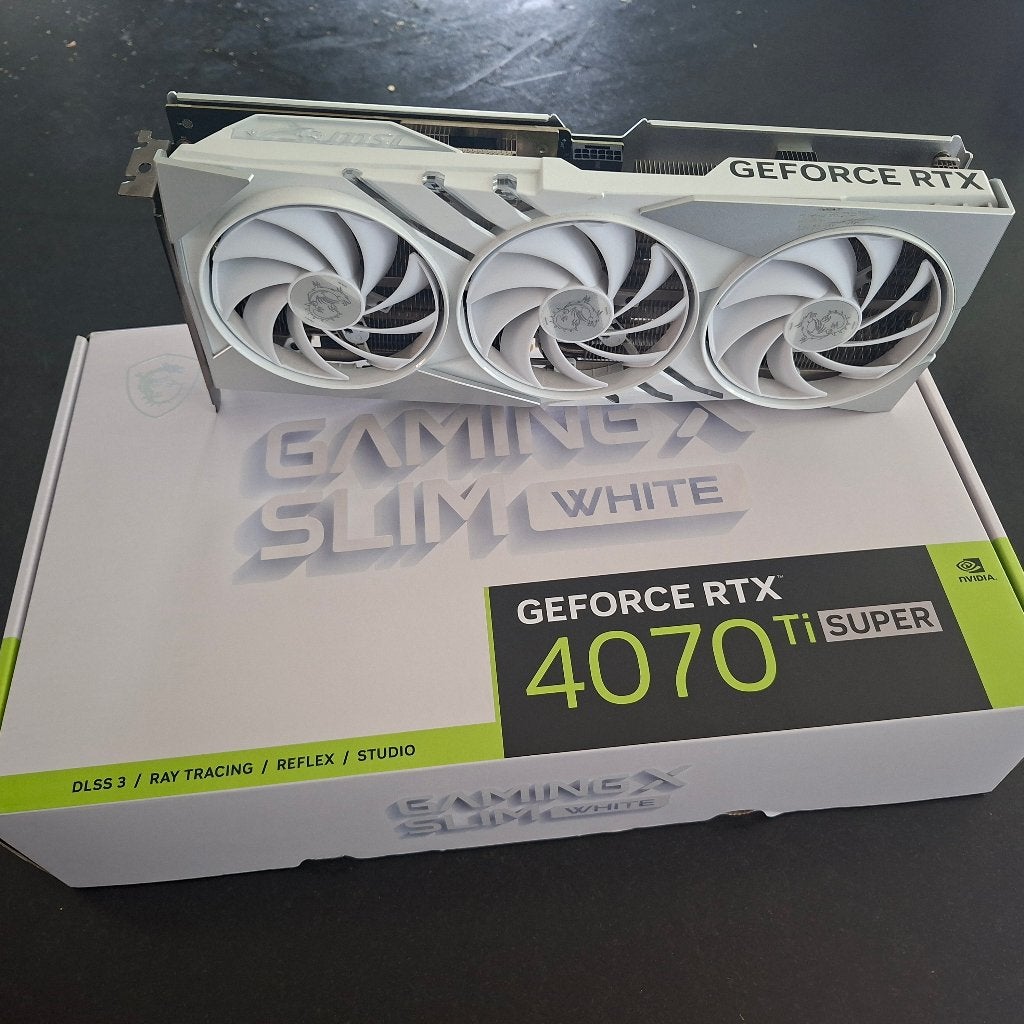 MSI RTX 4070Ti Super 16gb Gaming X Slim White, Computers en Software, Videokaarten, GDDR6, PCI-Express 4, Ophalen of Verzenden