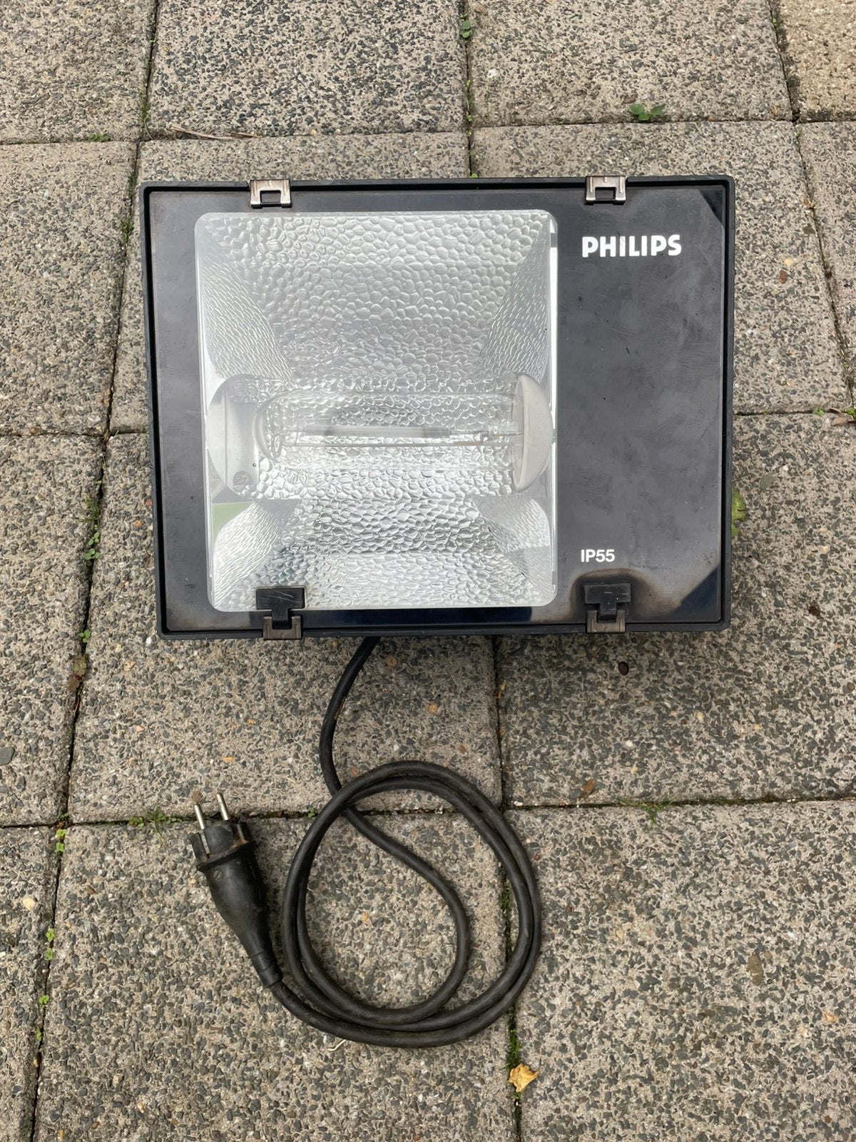 Philips SON-T 150 watt schijnwerper, Ophalen of Verzenden, Gebruikt, 50 tot 200 watt, Lamp met armatuur