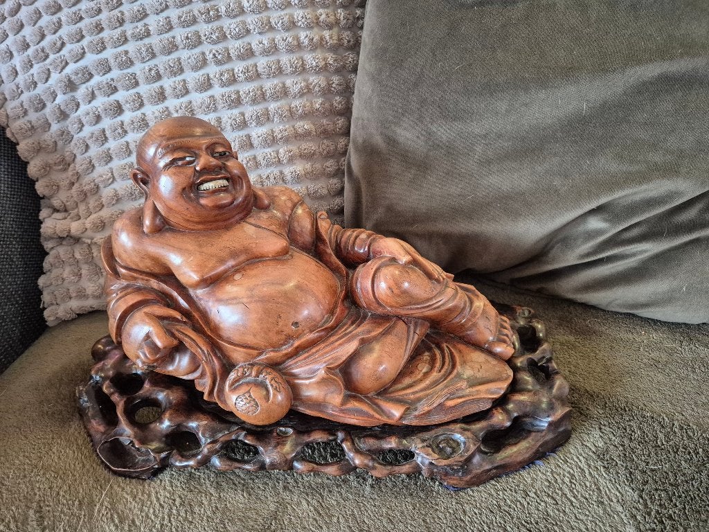 Chineese antieke buddha, Ophalen of Verzenden, Zo goed als nieuw, Overige typen