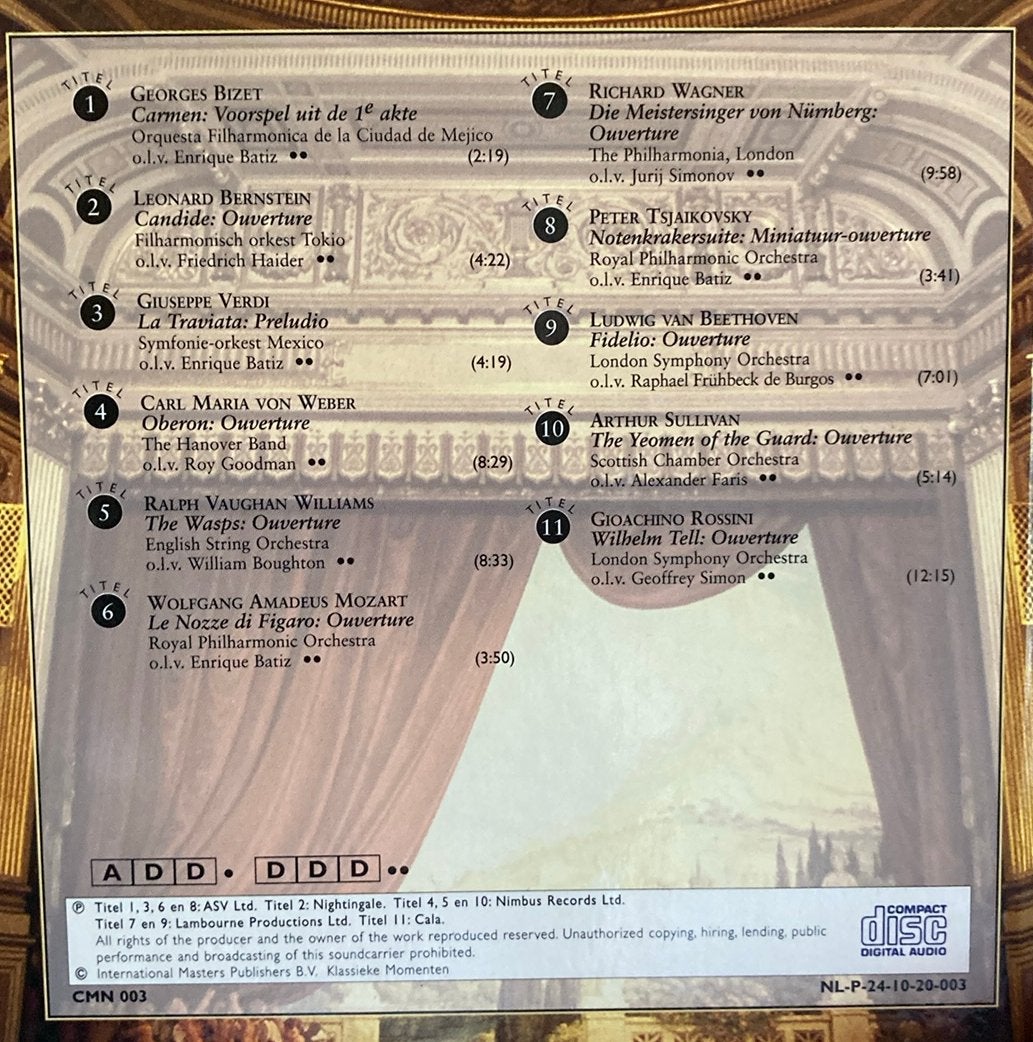 Robert Schumann, beethoven, toon Hermans en meer, Ophalen of Verzenden, Zo goed als nieuw, Beschermende buitenhoes, Overige genres