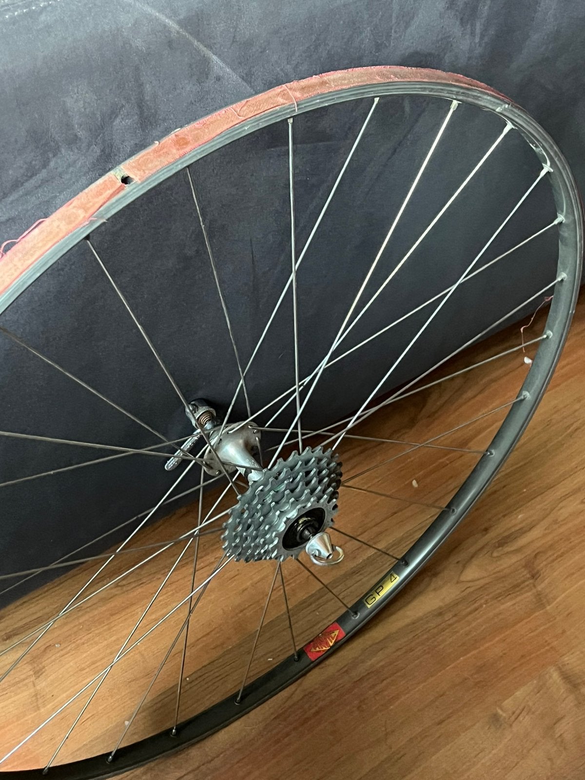 Vintage Campagnolo Record Naaf Maillard Mavic GP 4 Velg Wiel, Ophalen of Verzenden, Zo goed als nieuw, Wiel