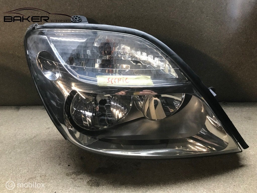 Koplamp rechts Renault Scenic I ('99-'03), Gebruikt, Renault, Ophalen of Verzenden, Renault