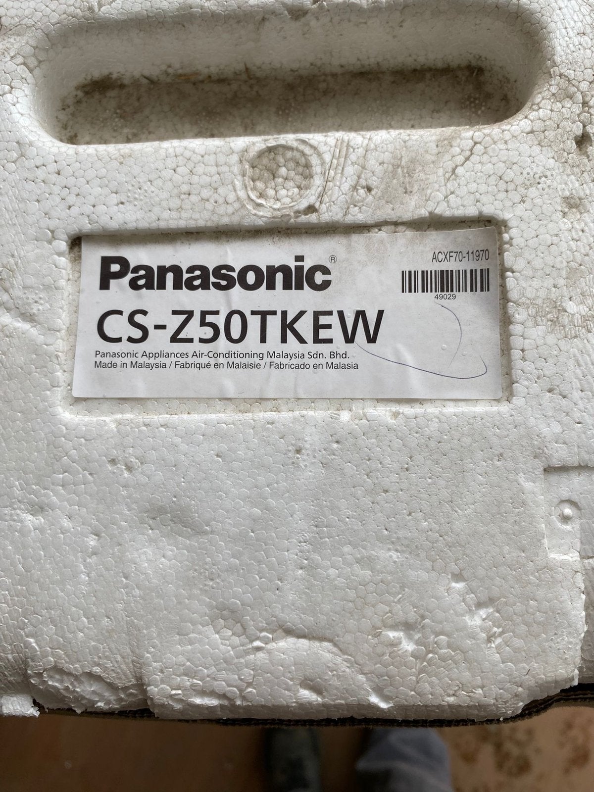 Panasonic CS-Z50TKEW Wandairco - Nieuw in doos, Ophalen, Nieuw, 3 snelheden of meer, Koelen en Ontvochtigen