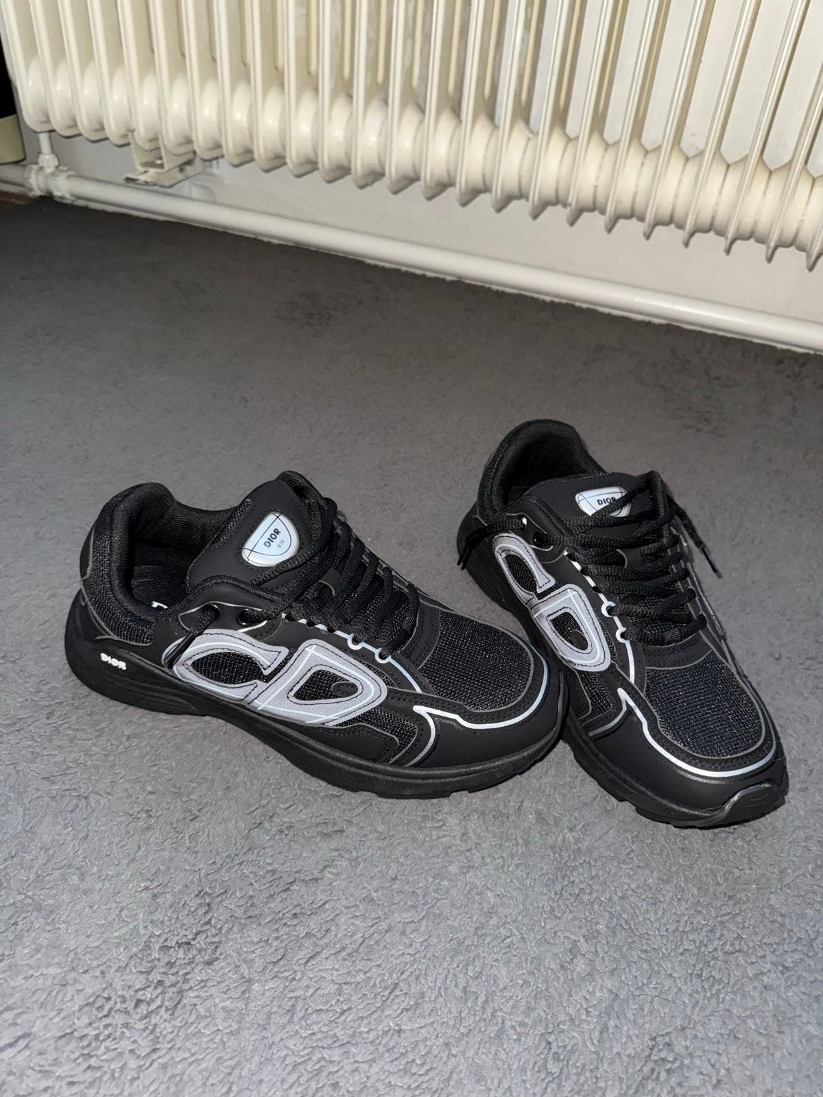 Dior B30 Full Black Sneakers Maat 43 valt als 42) - Nieuw, Ophalen of Verzenden, Nieuw, Zwart, Sneakers of Gympen