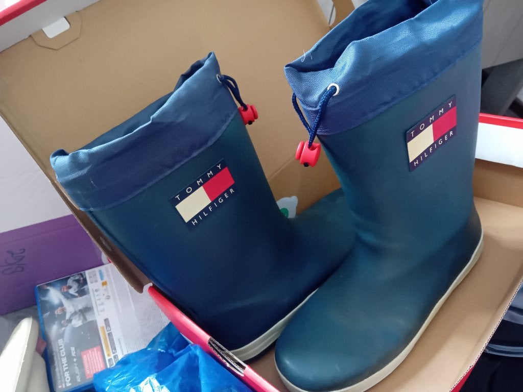 Regenlaarzen kids Tommy Hilfiger maat 37, Ophalen, Jongen of Meisje, Laarzen, Tommy Hilfiger