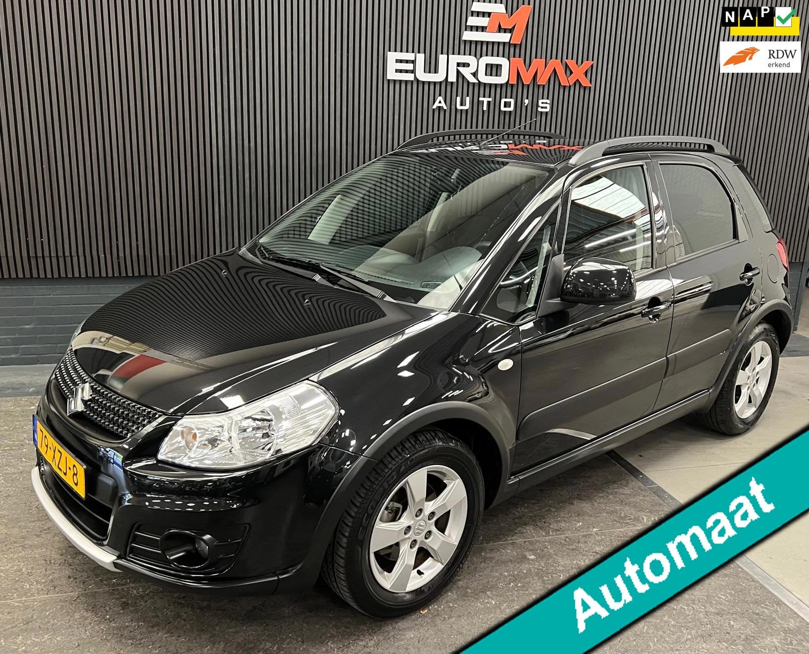 Suzuki SX4 1.6 Exclusive 1e Eigenaar - NAP - Auto Airco - Pa, Auto's, Euro 5, Gebruikt, Zwart, 4 cilinders