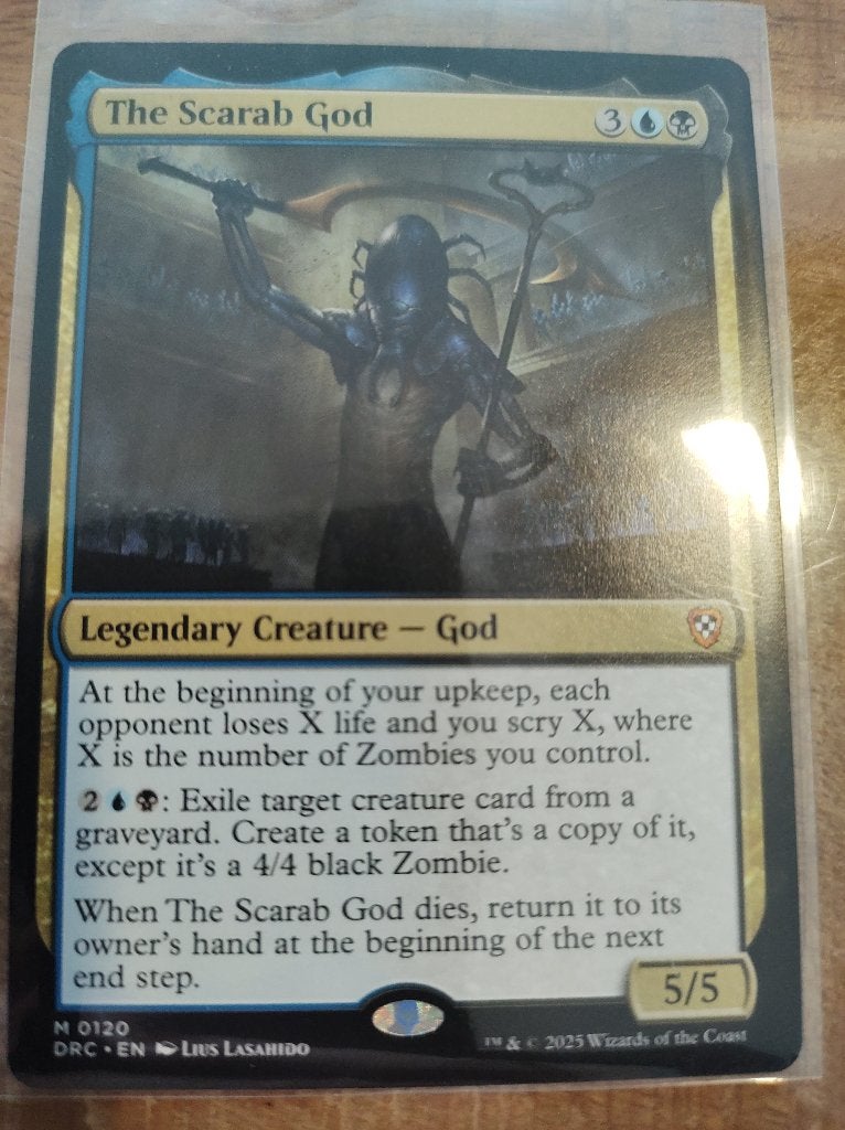 The Scarab God commander deck, zombie tribal!, Hobby en Vrije tijd, Verzamelkaartspellen | Magic the Gathering, Ophalen of Verzenden