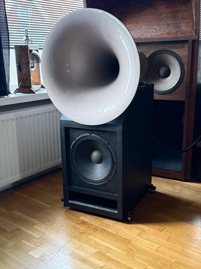 Hoorn systeem Altec/ Eminence/Jabo, Audio, Tv en Foto, Gebruikt, Overige typen, Minder dan 60 watt, Ophalen