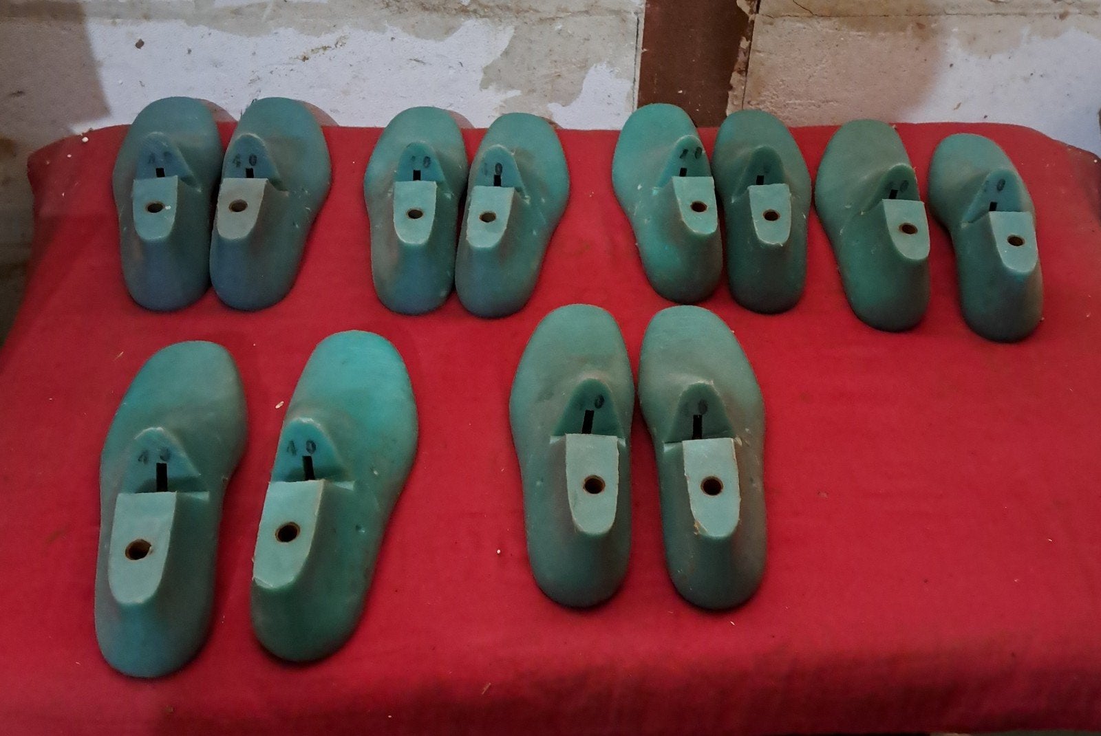 Mal mallen schoenmallen decoratie, Antiek en Kunst, Verzenden