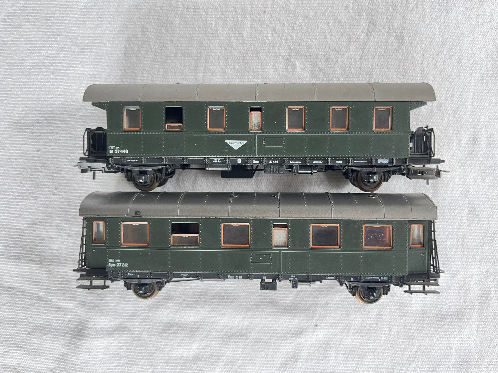 2x Roco OBB donderbussen H0, Gebruikt, Gelijkstroom, Wagon, Ophalen of Verzenden