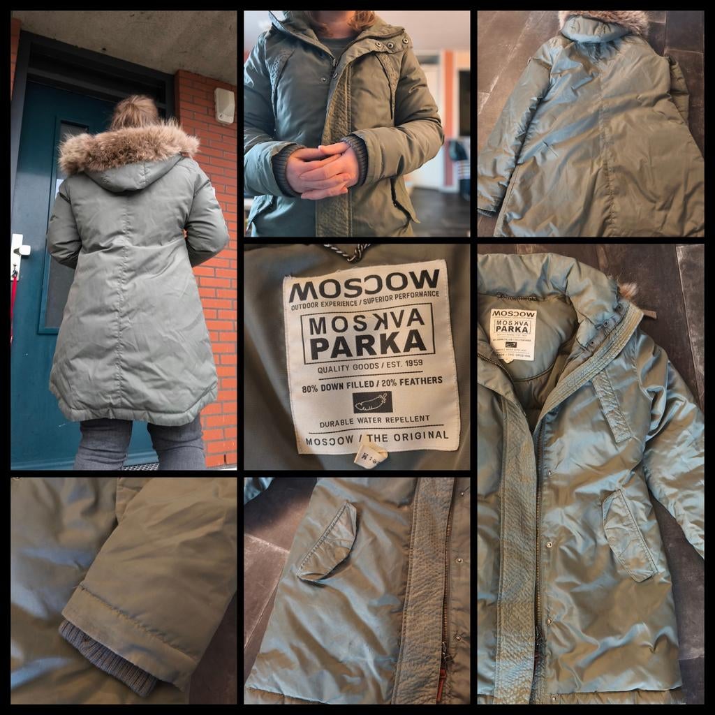 Moscow Moskva Parka - Warme Winterjas, Moscow, Ophalen of Verzenden, Maat 38/40 (M)
