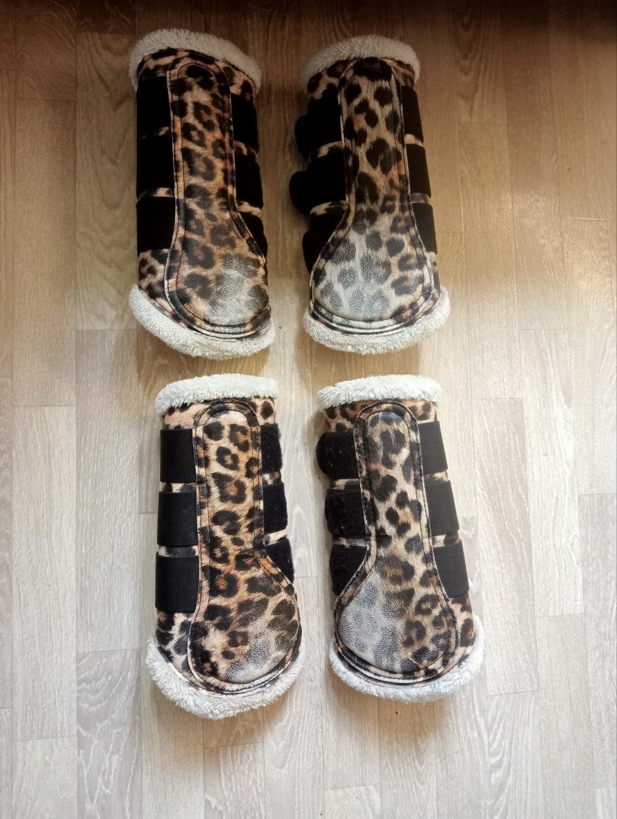 Nette Horsegear panterprint beenbeschermersset mt xl, Ophalen of Verzenden, Gebruikt