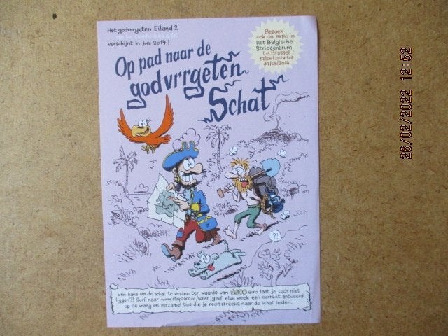 adv6068 strip2000 flyer, Eén stripboek, Ophalen, Gelezen