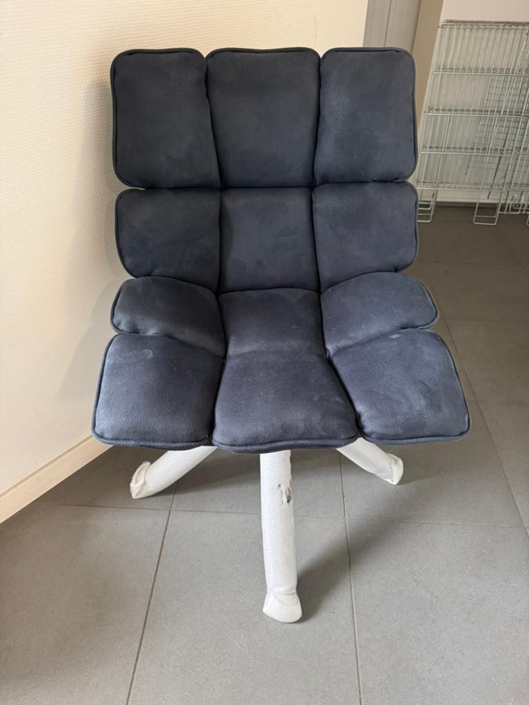 Stoel/lounge stoel nieuw, Ophalen of Verzenden, Zo goed als nieuw, Zwart