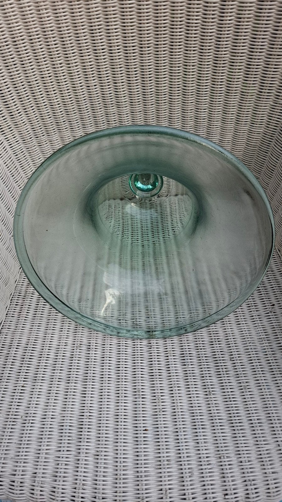 brocante groen glazen cloche, plantenstolp, Ophalen of Verzenden, Zo goed als nieuw