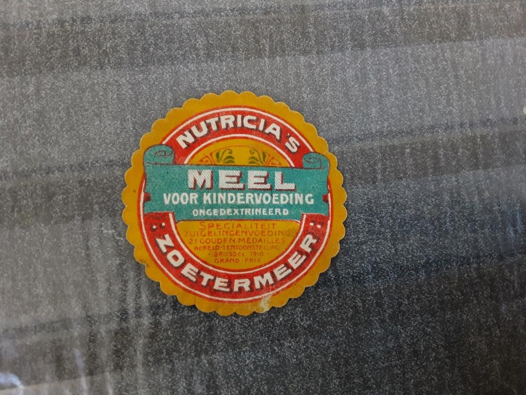 Sluitzegel Nutricia meel voor kindervoeding Zoetermeer, Ophalen of Verzenden