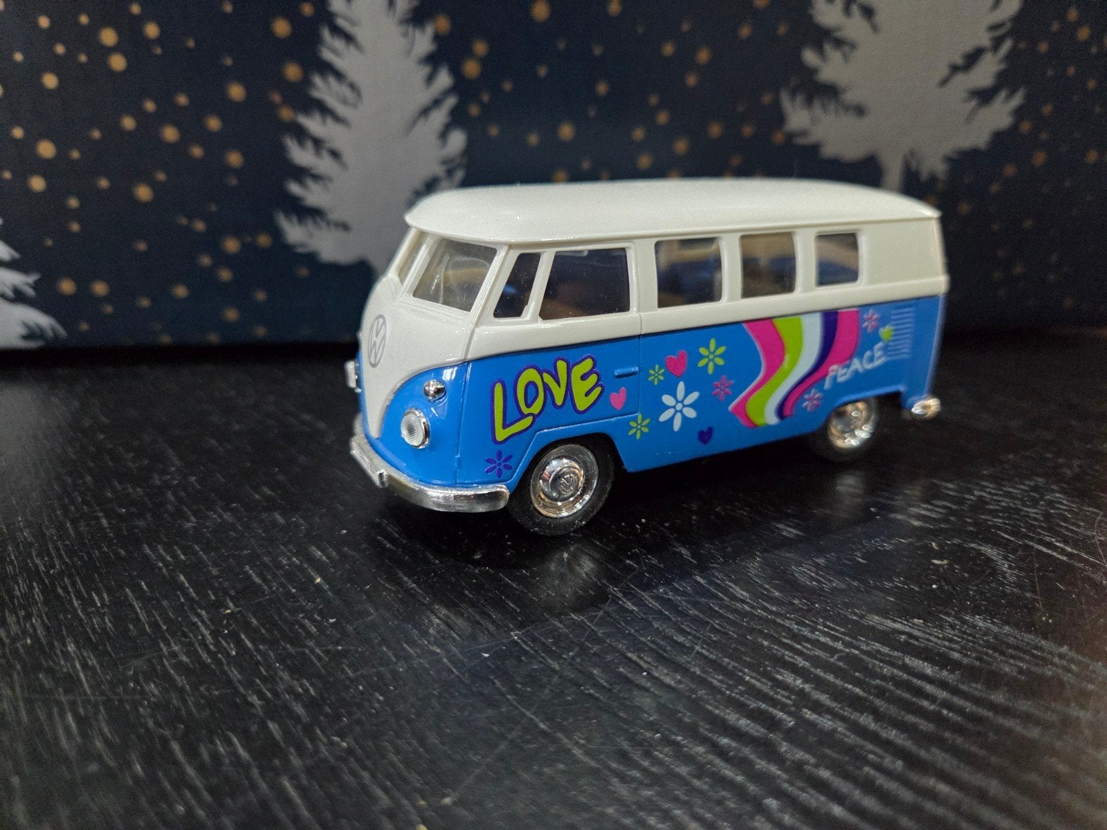 Vw T1 Love/Peace Welly Nex, Ophalen of Verzenden, Zo goed als nieuw, Auto, Overige merken