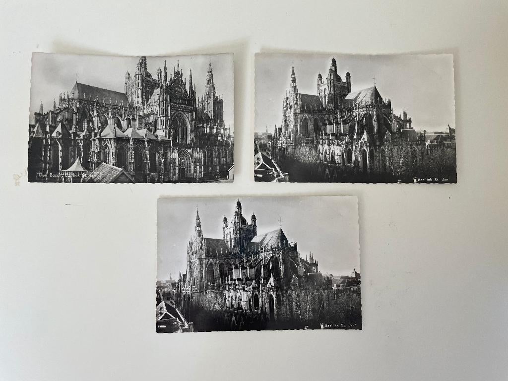 C497 Ansichtkaart Basiliek St. Jan Den Bosch DEHA, Ophalen of Verzenden, 1960 tot 1980, Ongelopen, Noord-Brabant