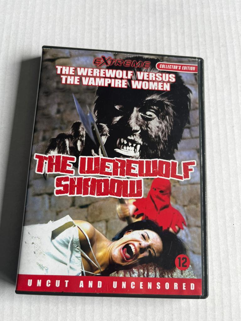 The Werewolf Shadow DVD - Extreme Collector's Edition, Cd's en Dvd's, Dvd's | Horror, Vanaf 12 jaar, Ophalen of Verzenden, Gebruikt