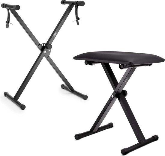 Keyboard standaard met krukje, Ophalen of Verzenden, Zo goed als nieuw, Instrumentstandaard, Keyboard of Synthesizer