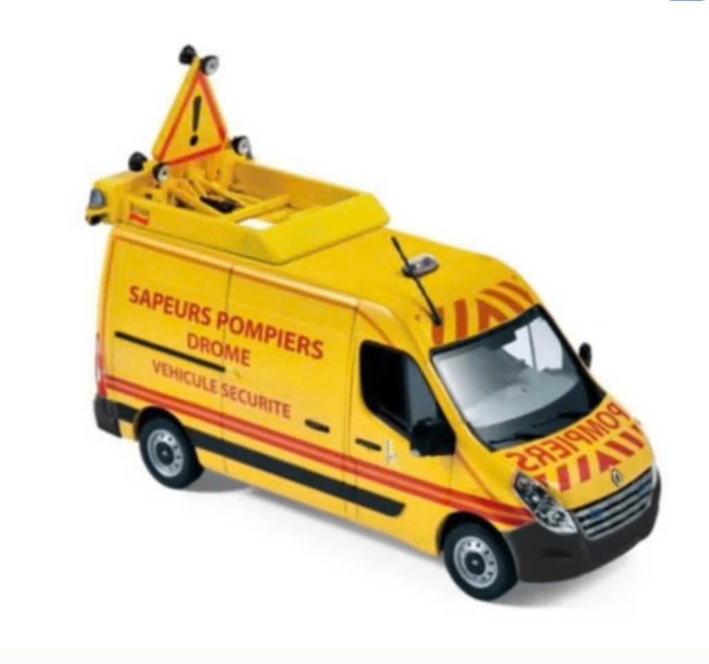 Renault Master 2011 Pompiers Securite NOREV 1/43 Ref: 518768, Verzenden, Nieuw, Bus of Vrachtwagen, Norev