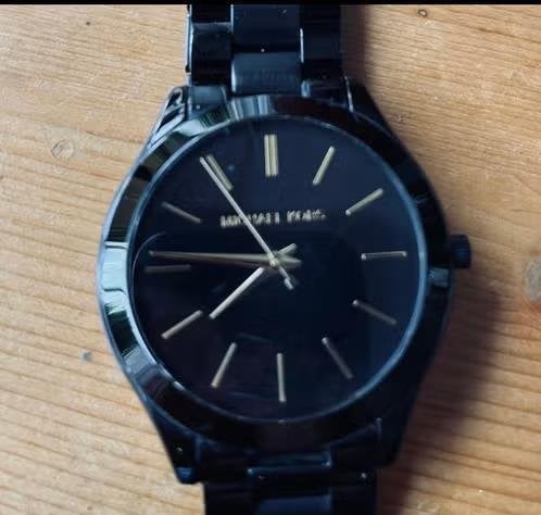 Michael Kors horloge, Sieraden, Tassen en Uiterlijk, Overige merken, Staal, Staal, Polshorloge