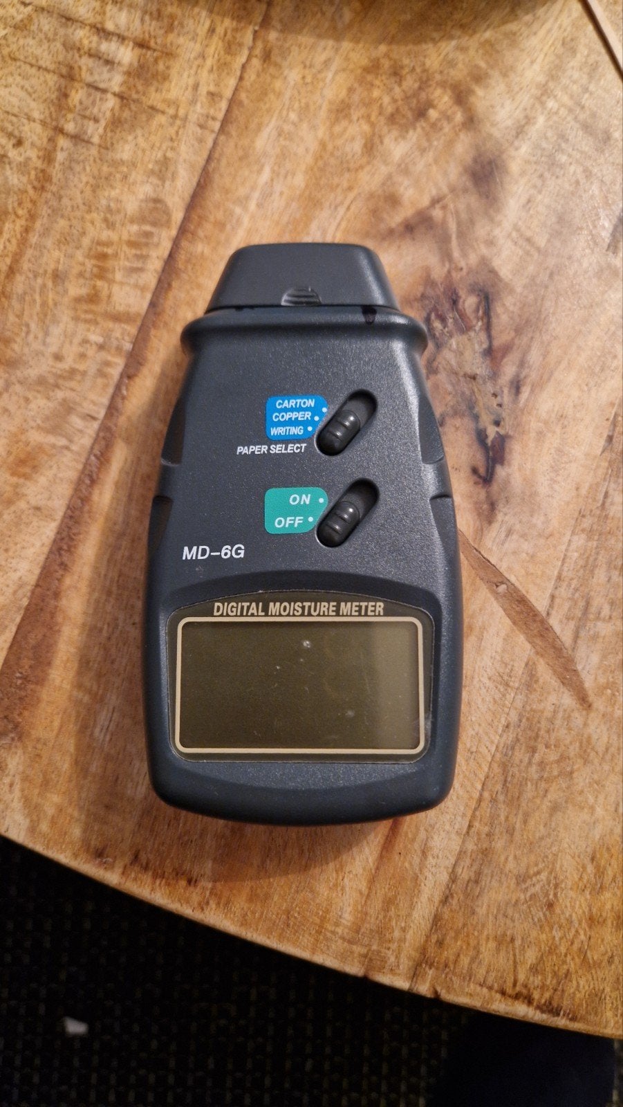 MD-6G Digitale Vochtmeter voor Papier en Karton, Ophalen of Verzenden, Gebruikt, Vocht of Vloeistof