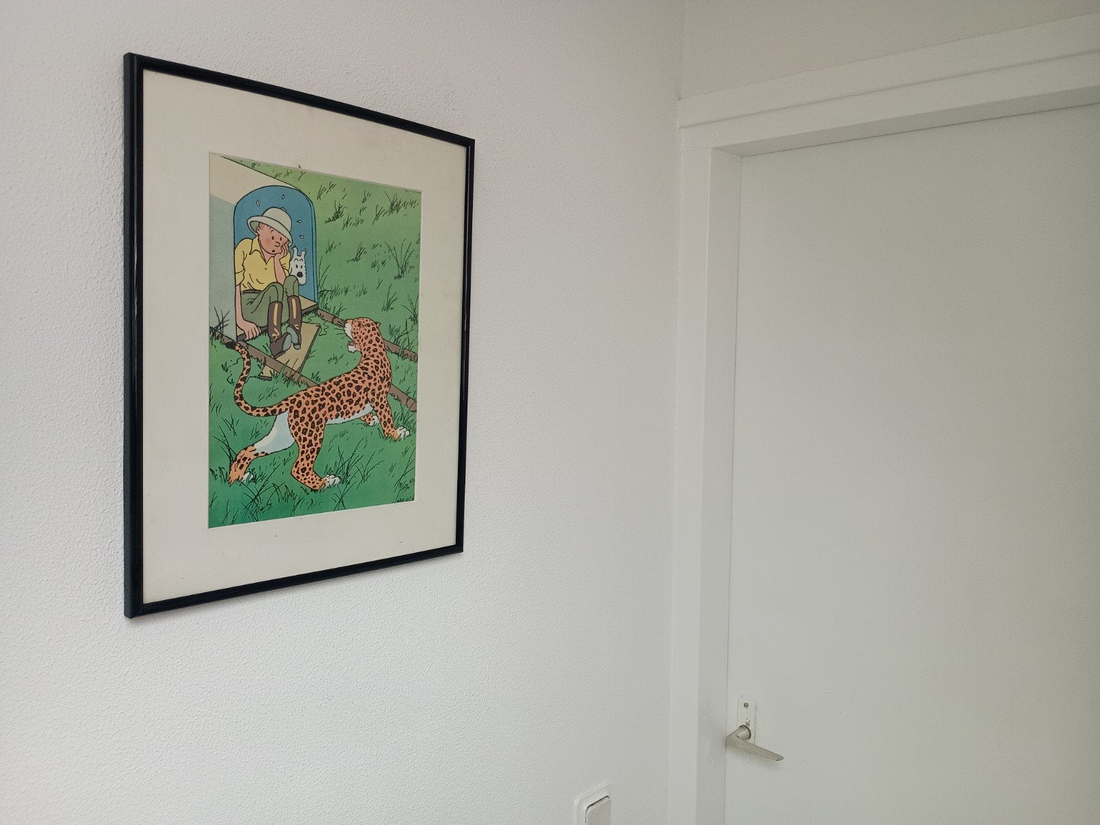 Kuifje in posters van unieke situaties vakkundig ingelijst, Ophalen of Verzenden