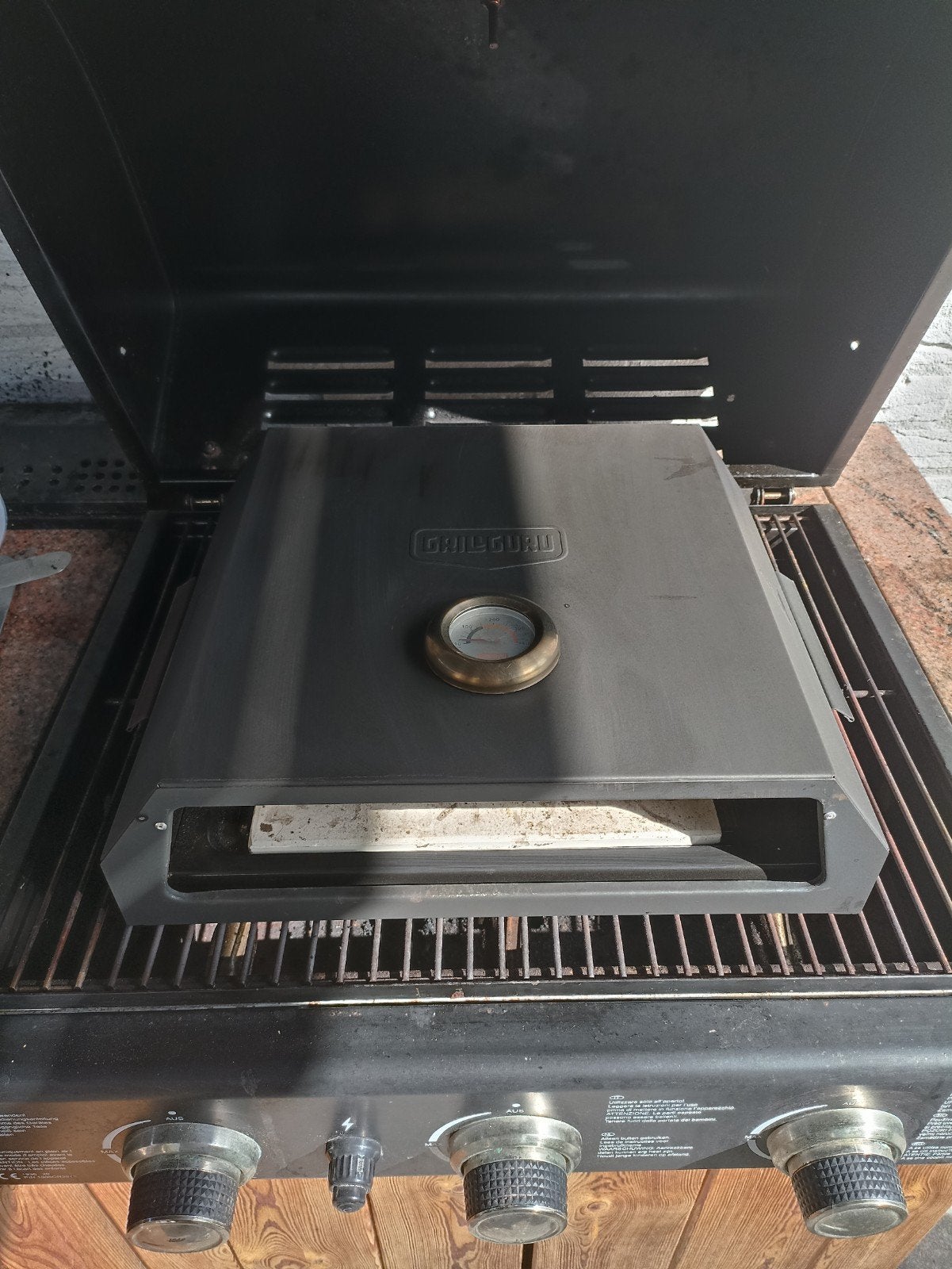 Grill Guru Pizza Oven voor BBQ, Tuin en Terras, Ophalen of Verzenden, Gebruikt, Grill Guru