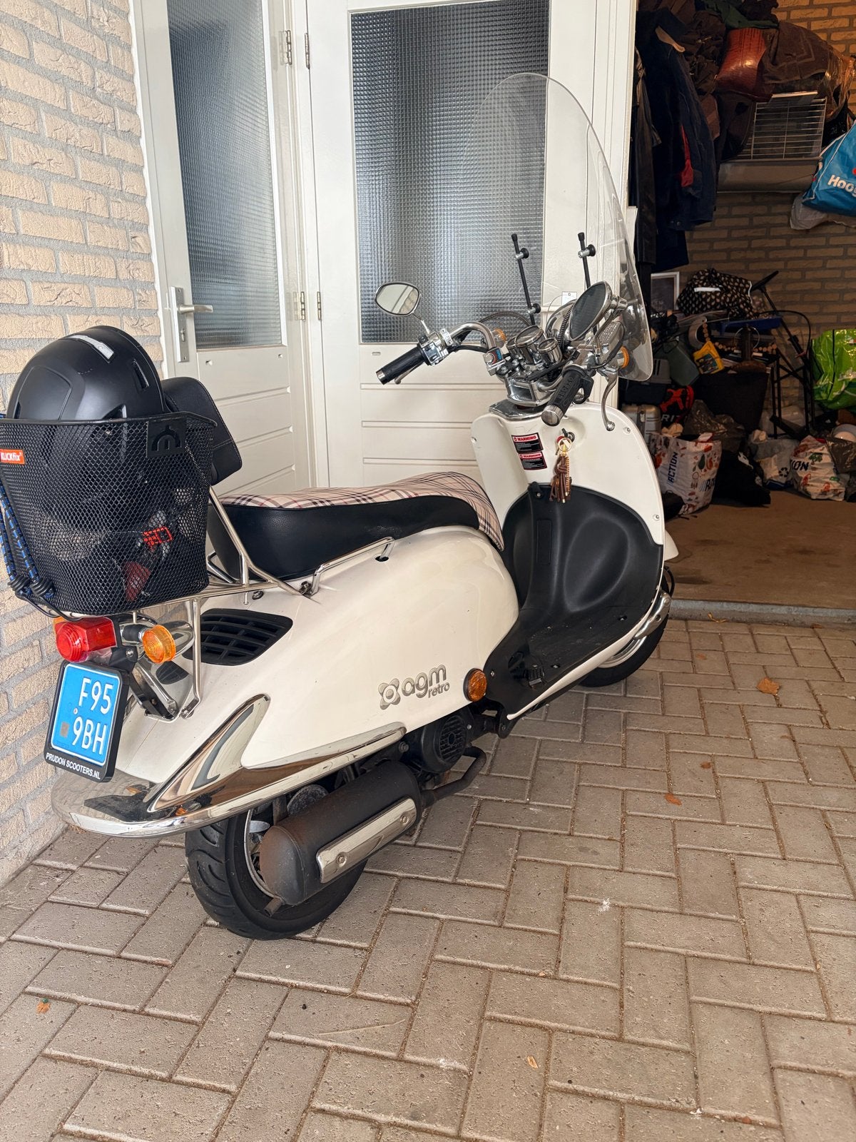 AGM Retro Scooter. Zie omschrijving, Fietsen en Brommers, Ophalen, Gebruikt, Maximaal 25 km/u
