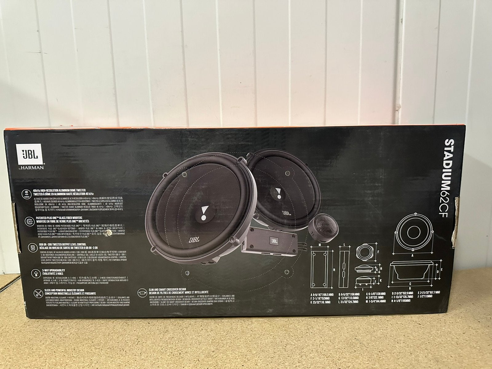 JBL Stadium 62CF - Autospeakers - 16,5 cm (6,5”), Ophalen of Verzenden, Zo goed als nieuw