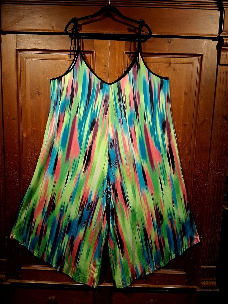 Mooie jumpsuit prachtige kleurtjes One Size, Kleding | Dames, Ophalen of Verzenden, Nieuw, Overige kleuren, Overige typen
