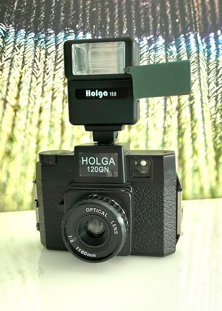 Lomo Holga 120GN Analoge Fotocamera  + Holga 15B - RETRO !, Ophalen of Verzenden, Gebruikt, Compact, Overige Merken